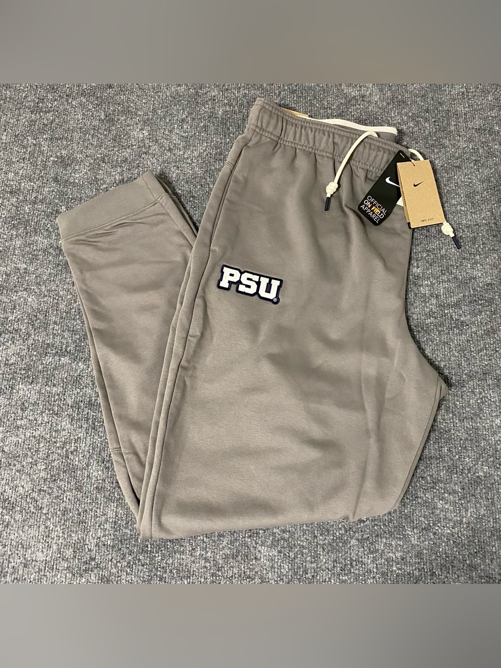 Nike On Field Penn State Nittany Lions Sweatpants XL Gray Sideline Pants NWT